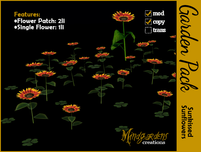 MG - Sunkissed Sunflower Single & Patch