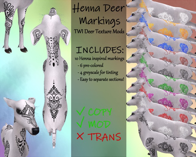 ~*WW*~ Henna Tattoos Kit