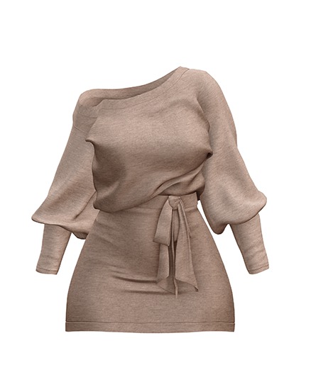 *Just BECAUSE* Aghata Dress - 12Tan - Maitreya, Belleza, Slink, Legacy