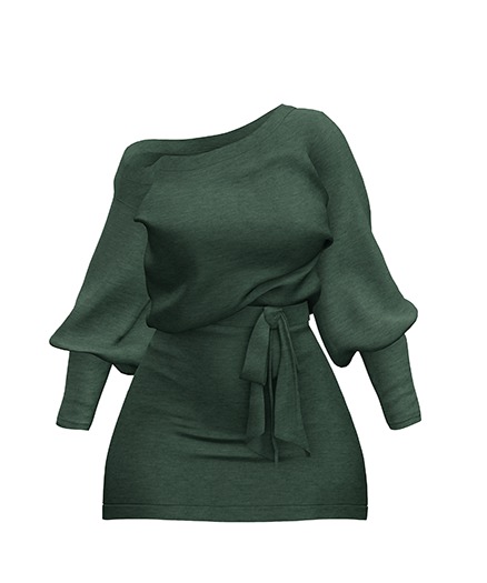 *Just BECAUSE* Aghata Dress - 7Green - Maitreya, Belleza, Slink, Legacy