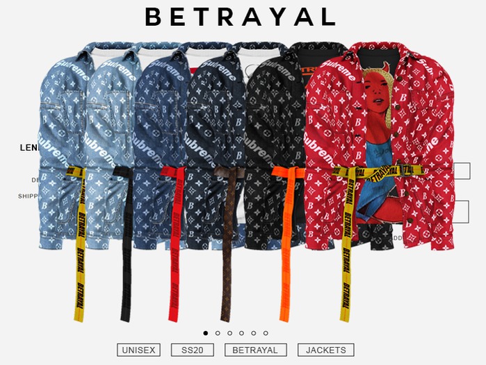 BETRAYAL. Lennox Jacket FATPACK
