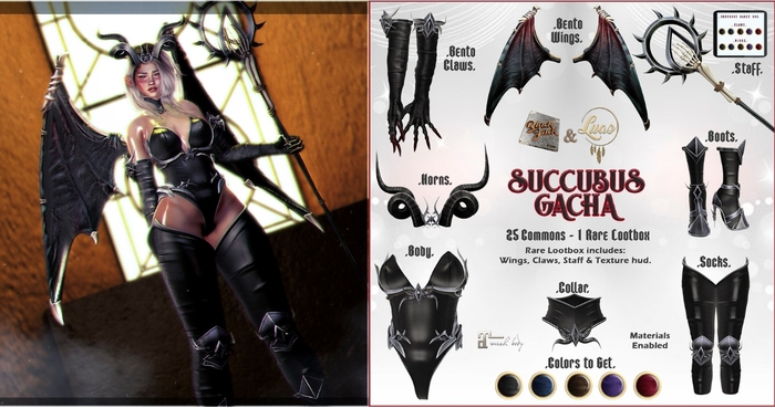 Luas x BJK Succubus Collar Brown