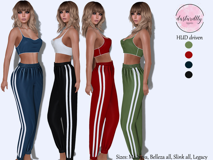 Dastardlly-Bea track pants set FATPACK,HUD driven