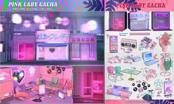 AMI:HAI - Pink Lady GACHA - 1 RARE