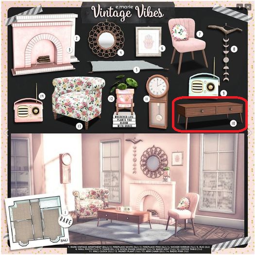 e.marie // Vintage Vibes (10) Coffee Table { rez }