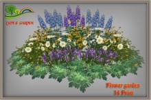 Lady's Garden - Flower garden 14 Prim