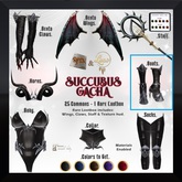 Luas x BJK Succubus Boots Purple