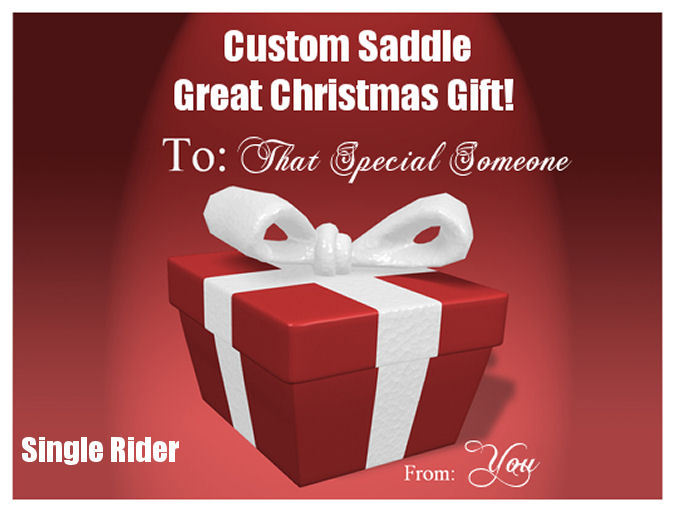 Amaretto Horse Custom Single Rider Saddle