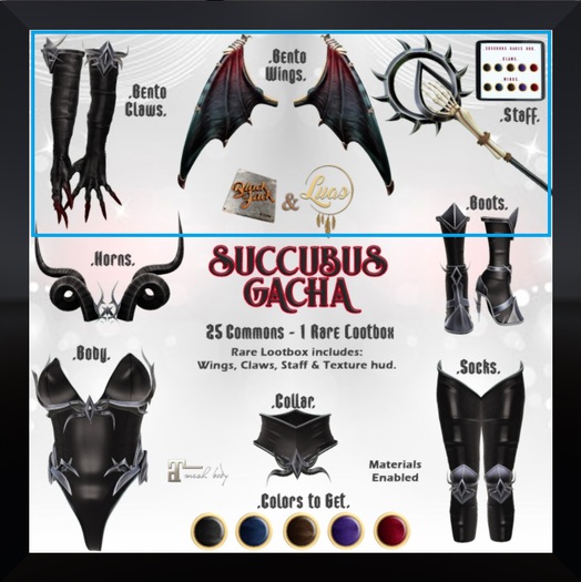 Luas x BJK Succubus Rare Lootbox