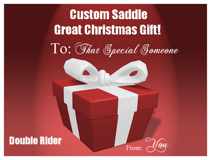 Amaretto Horse Custom Double Rider Saddle