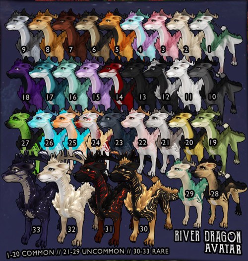 ::Static:: River Dragon Avatar VOUCHER - 30 {Empire} RARE