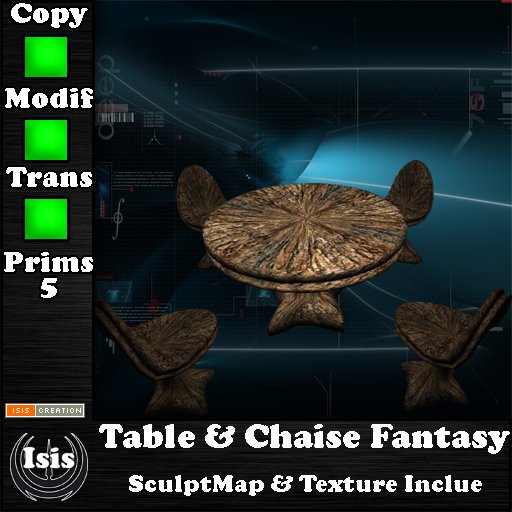 Table & Chaise Fantasy Full Perm