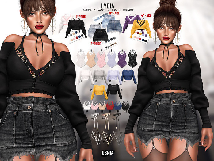 OSMIA - Lydia.Sweater - M - Light Blue