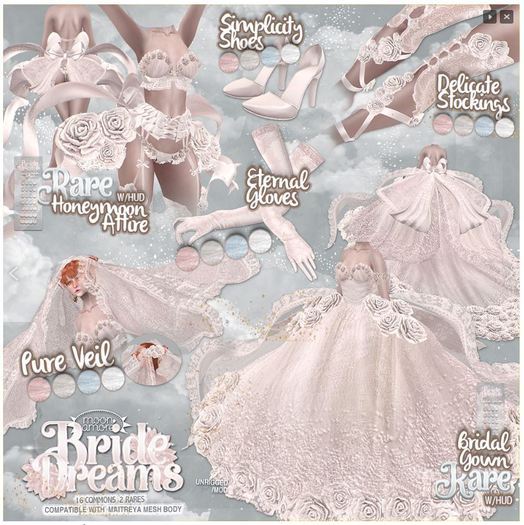 :Moon Amore: BrideDreams/ Simplicity Shoes /  ROSE