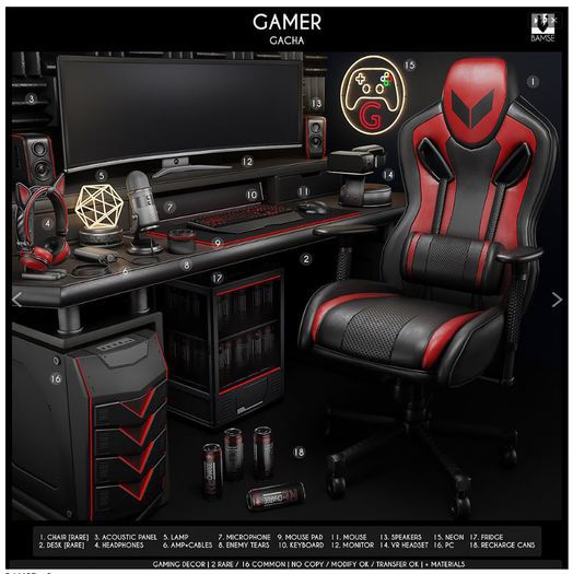 4. BAMSE : Gamer - Headphones