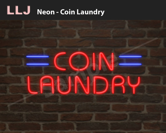 LLJ Neon Coin Laundry