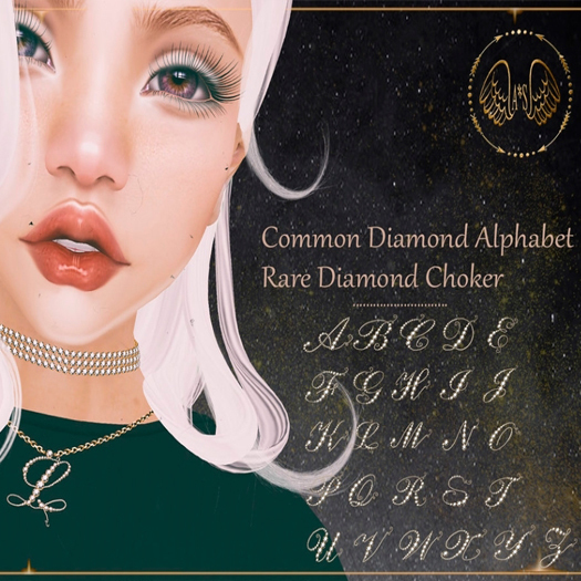 A*S Diamonds  Initial_N_Necklace