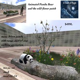 The Animated Panda & the wild flower Patch-Box