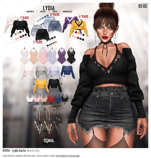 OSMIA - Lydia.Bra - B\F - Black
