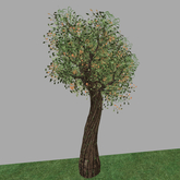 Fantasy fairy tree - green