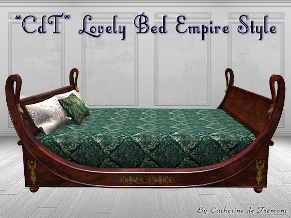 "CdT" Lovely Bed Empire Style II