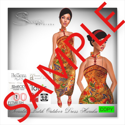 Socialite Outdoor Dress DEMO 5MIN. [Wear Me]