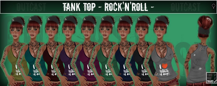 **OC** TankTop Rock'N'Roll -Fatpack-