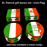 St. Patrick gift boxes set - Irish Flag