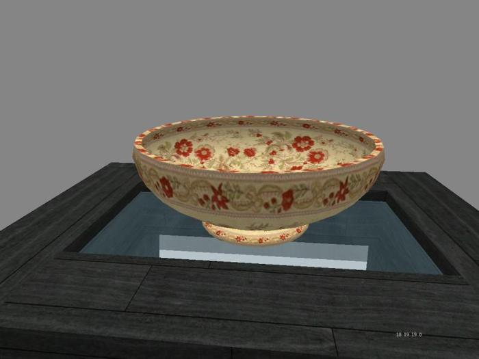 ....byDeZyne - Bowl -Red Floral