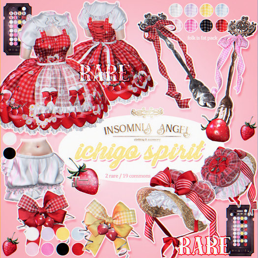'Insomnia Angel . ichigo spirit - picnic spoon [pink