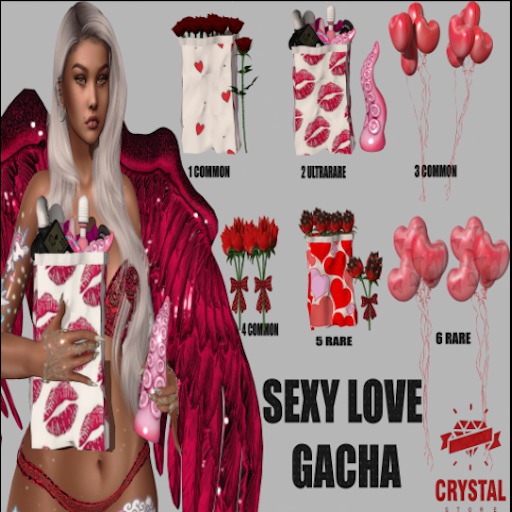 Crystal Love Roses Bag 1 COMMON