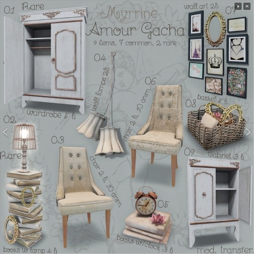 05 AMOUR GACHA - books/clock
