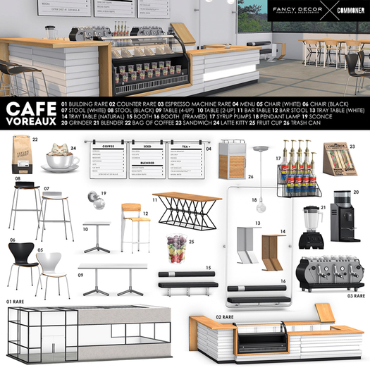 19 FD & Commoner - Cafe Voreaux Sconce