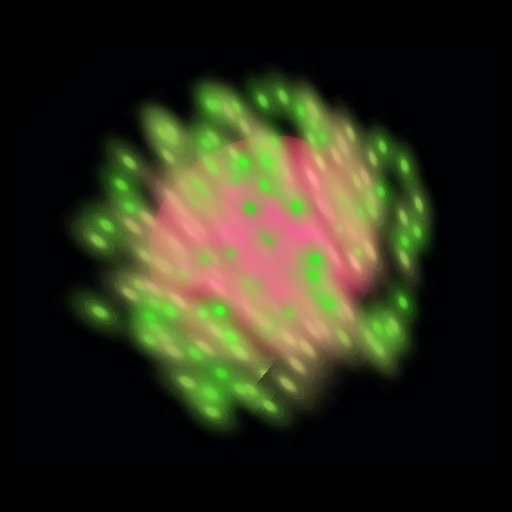 Alien Planet/Gas bomb/Orb Of Pretty - Fuschia/Green