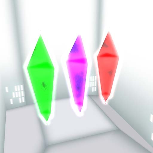 3 Color Shard Tip Jars