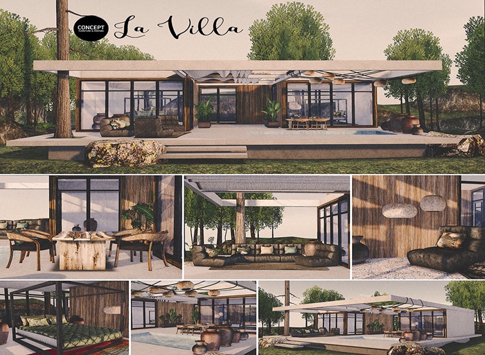 Concept}*22. La Villa. Outdoor Lights. RARE