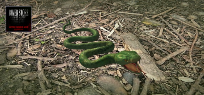 #Animated, 100% Mesh ~ agile Green Snake