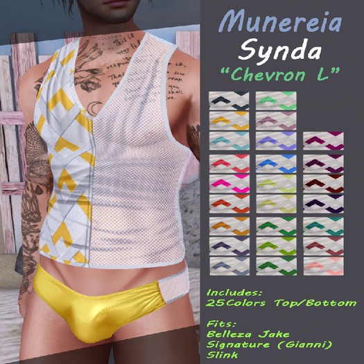 Munereia- Synda- Chevron L BOXED