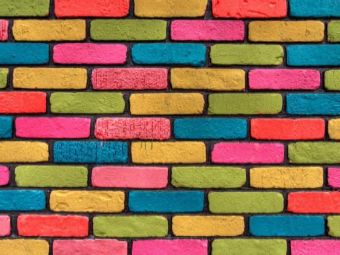 Painted Bricks Texture