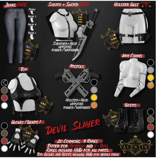{Valentine}Devil Slayer Top - Brown