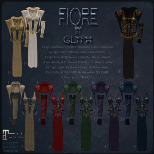 >glYph< Fiore Cape Saphir (Boxed)