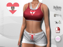 AUSTRIA - TANK TOP & SHORTS - Heart