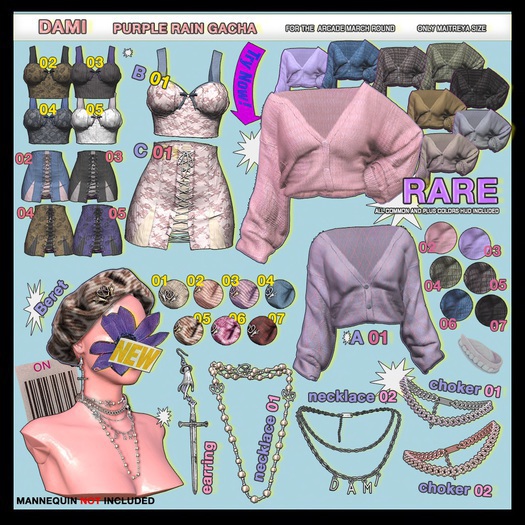 BOX/ dami "purplerain" * RARE