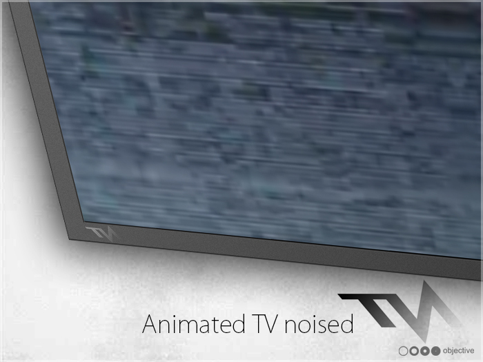 TV noised (animated screen)