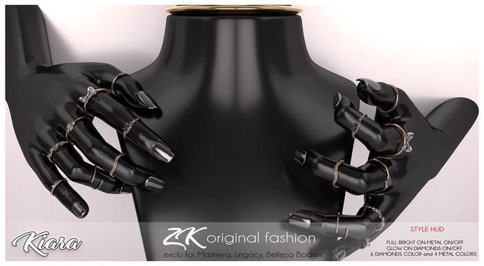-:zk:- Kiara Set Rings-Add me