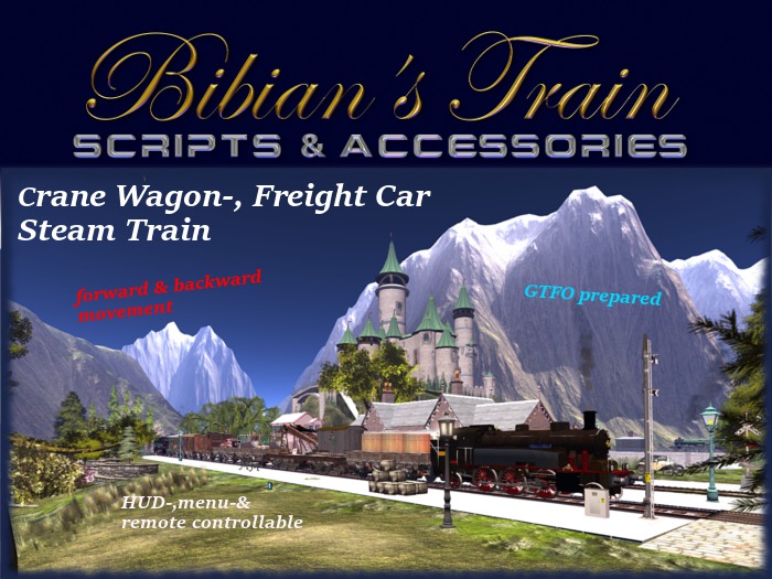 Crane Wagon-, Cargo Steam Train SLRR