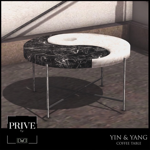 Prive' by DaD - Yin & Yang Coffee Table