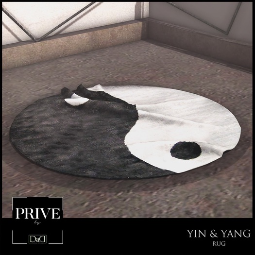 Prive' by DaD - Yin & Yang Rug