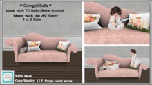 *CC* Cowgirl Sofa  [boxed]