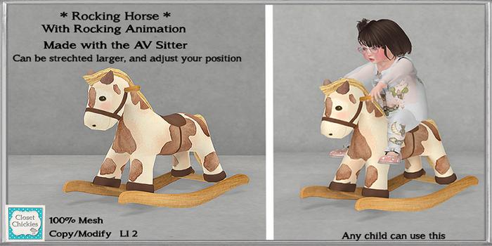 *CC* Kids Rocking Horse  [boxed]